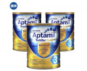 【澳洲直邮包邮】Apatmil 爱他美 金装3段 3罐/箱（适合12个月以上幼儿）